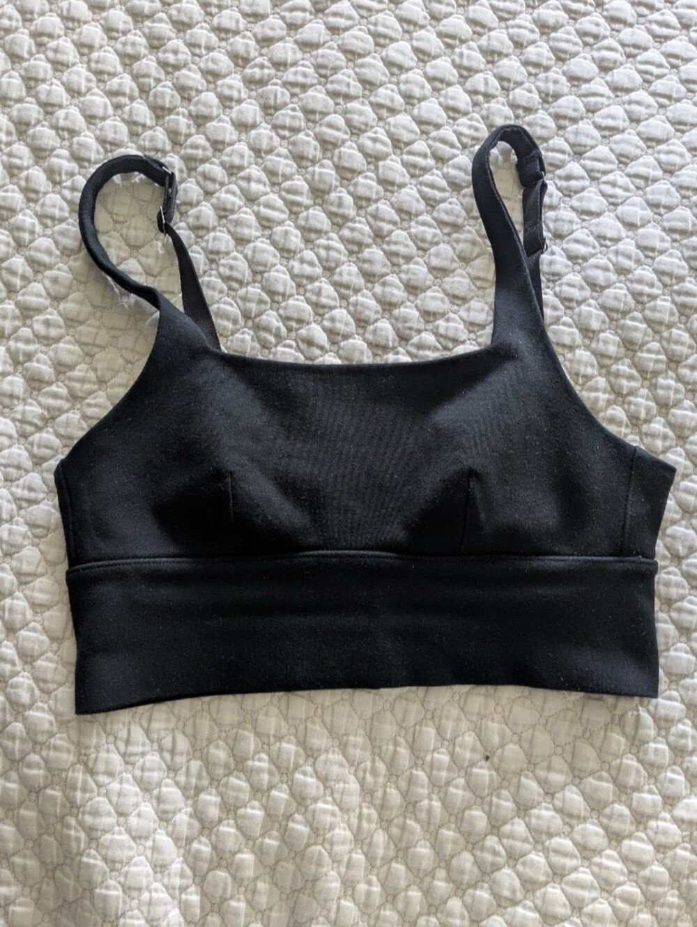 SPANX Black Crop Bralette Adjustable Straps XS